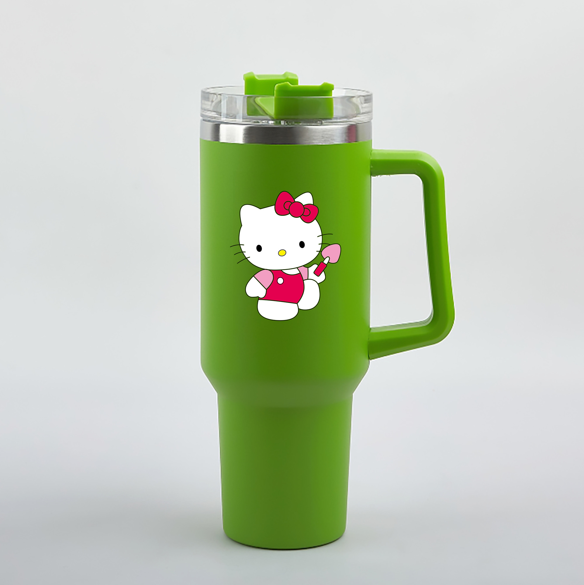（画像用） Hello Kitty ハローキティ 1200mL車用タンブラー（カラープリント）